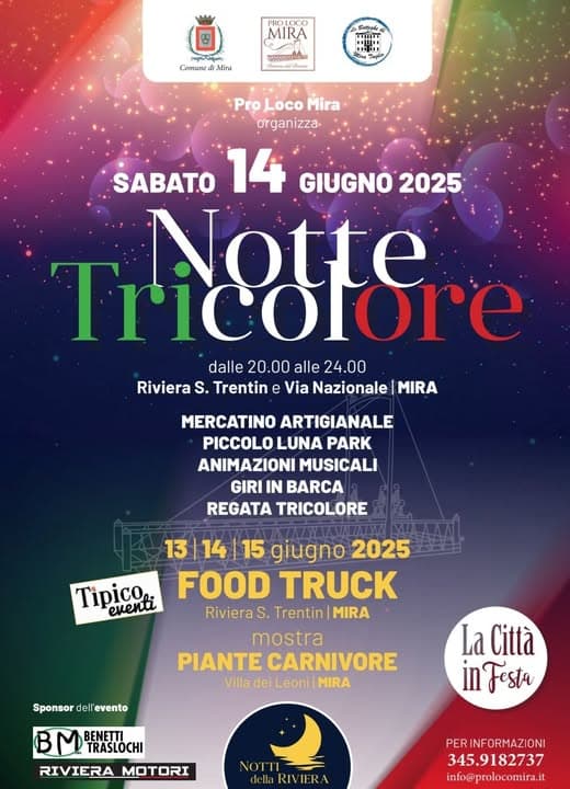 notte tricolore mira 2025