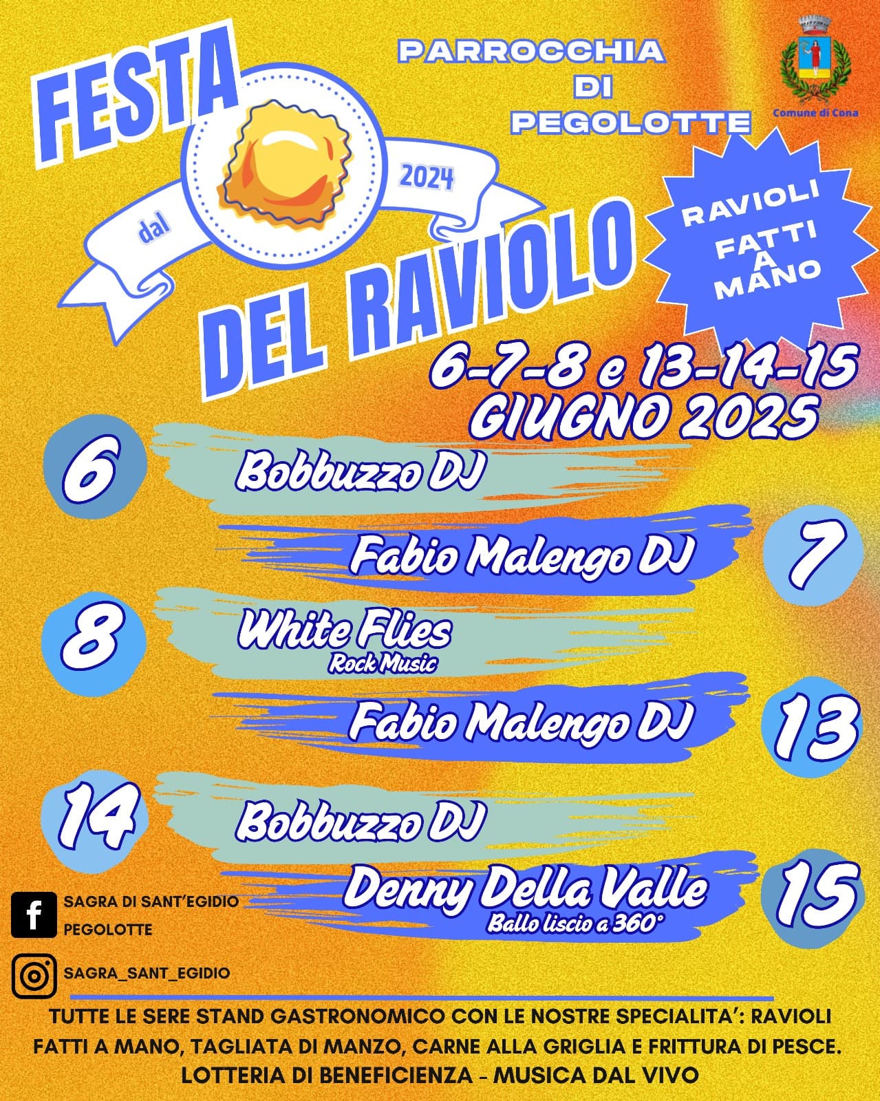 festa raviolo 2025 cona