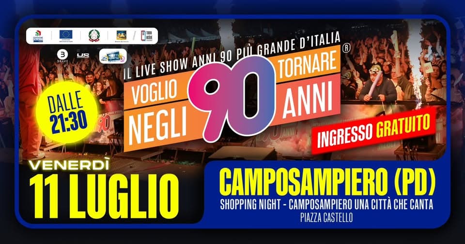 anni 90 camposampiero 2025