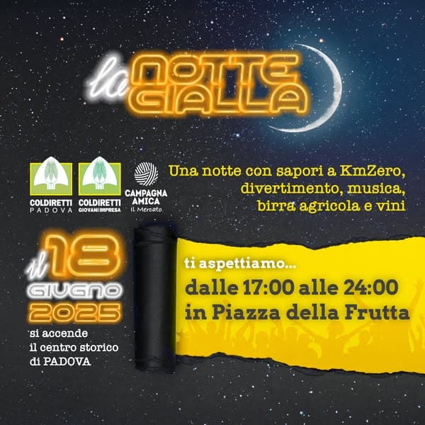 notte gialla padova 2025