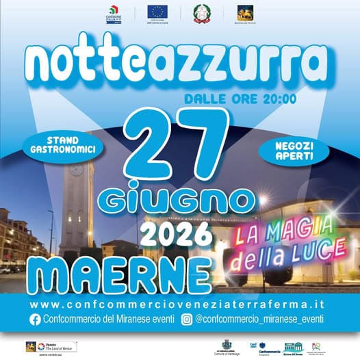 notte azzurra maerne 2026