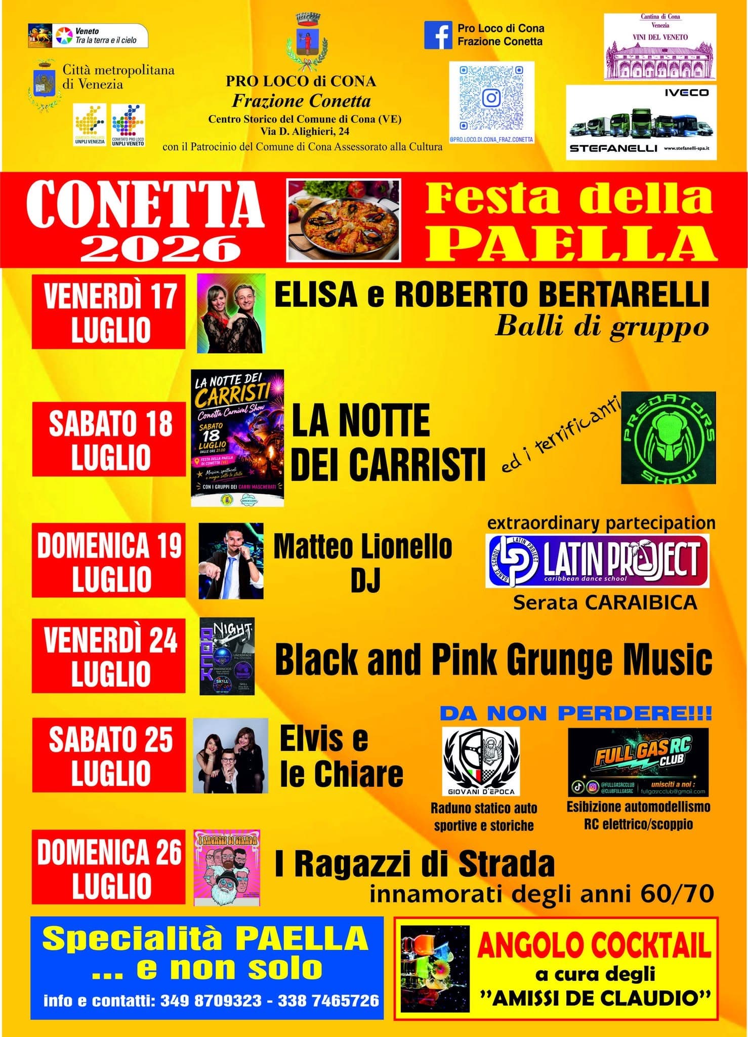 festa paella cona 2026