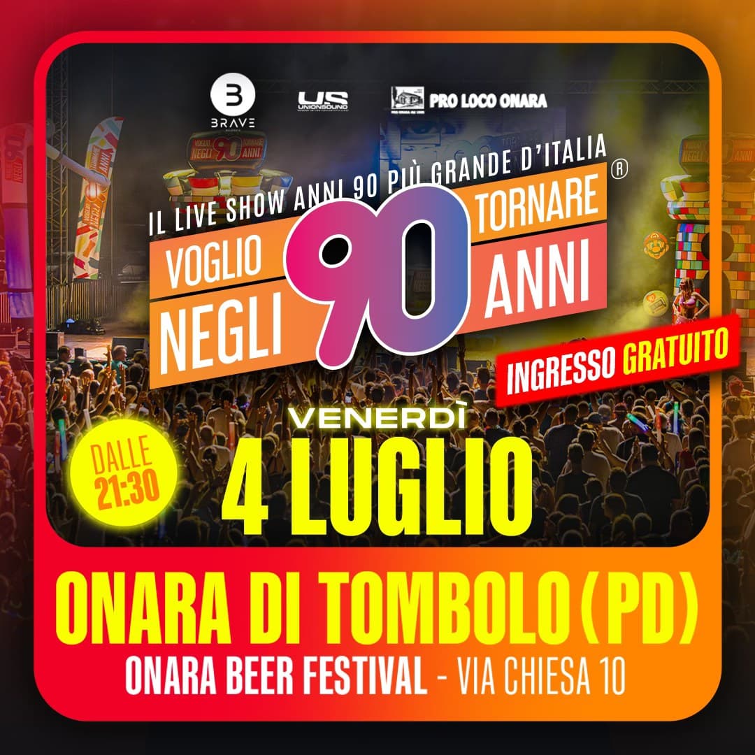 anni 90 onara 2025
