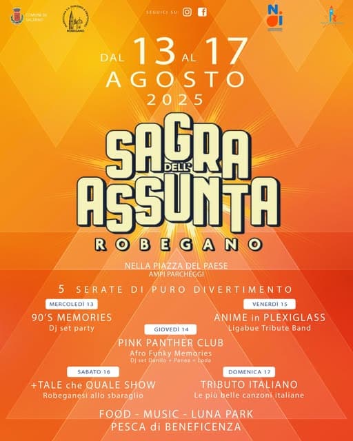 sagra assunta robegano 2025
