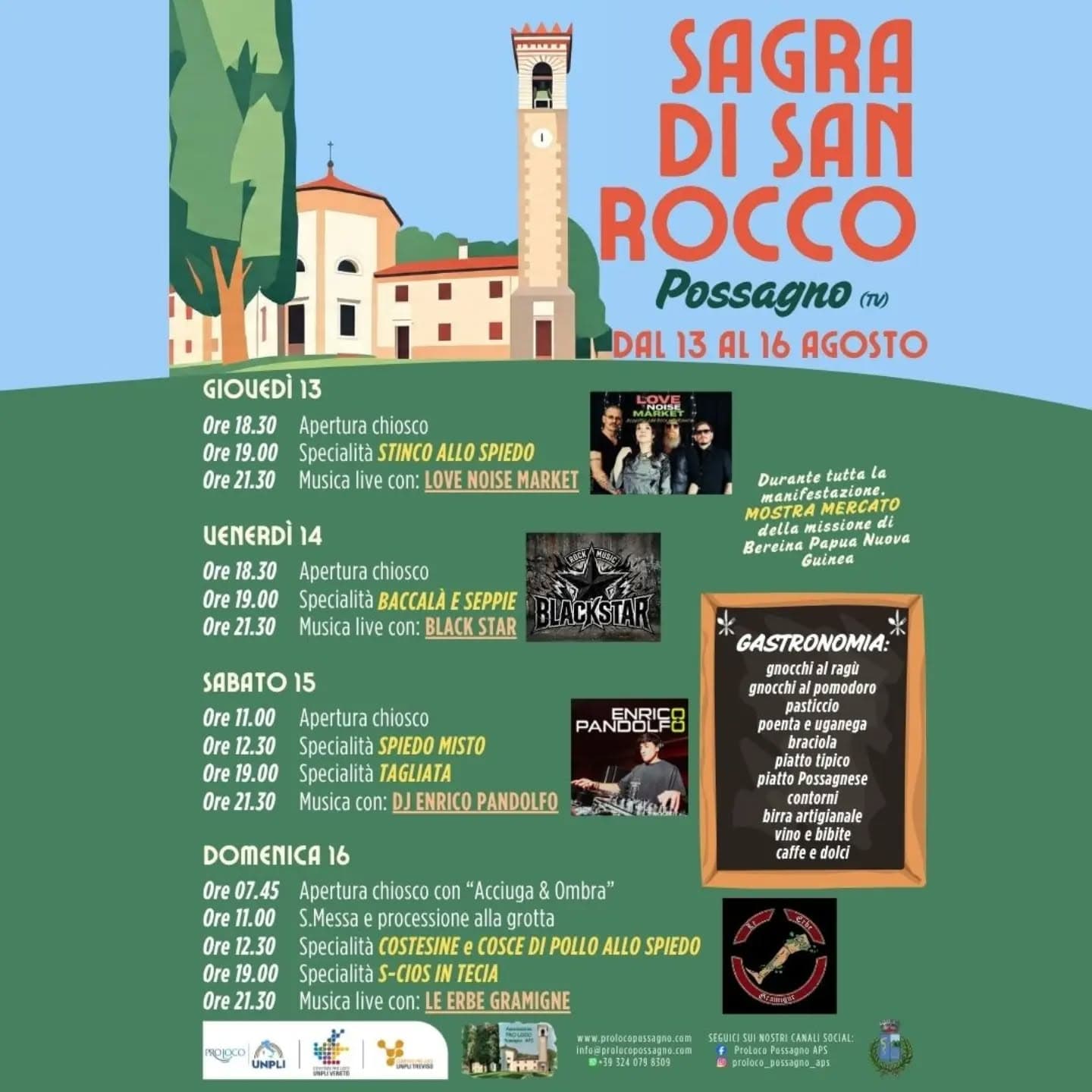 sagra san rocco possagno 2026