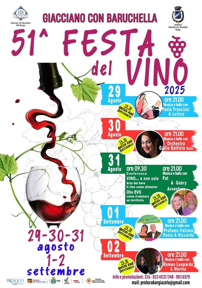 festa vino 2025 baruchella