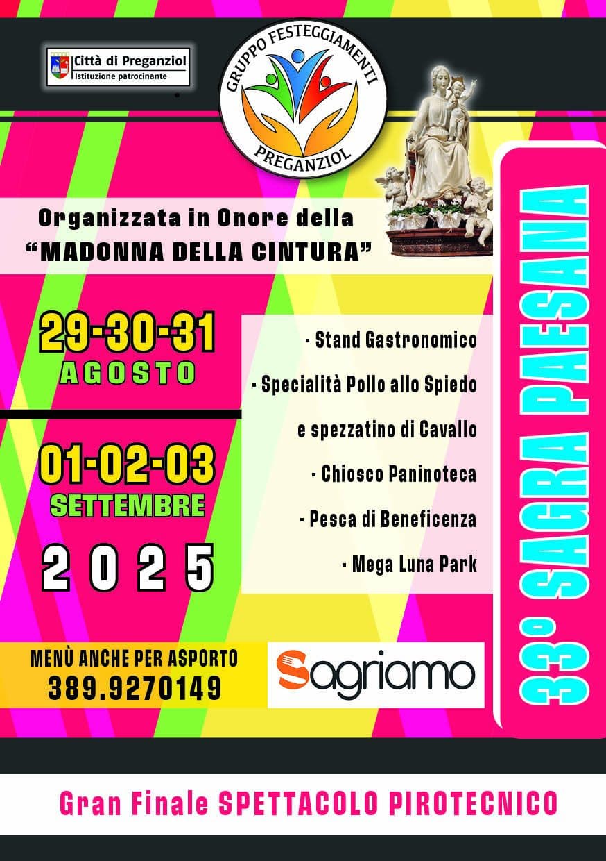 sagra paesana 2025 preganziol
