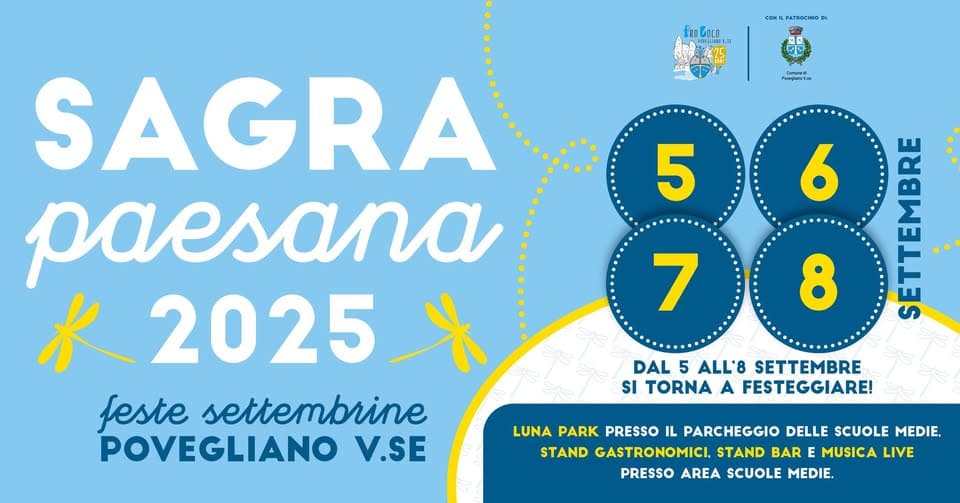sagra paesena povegliano 2025