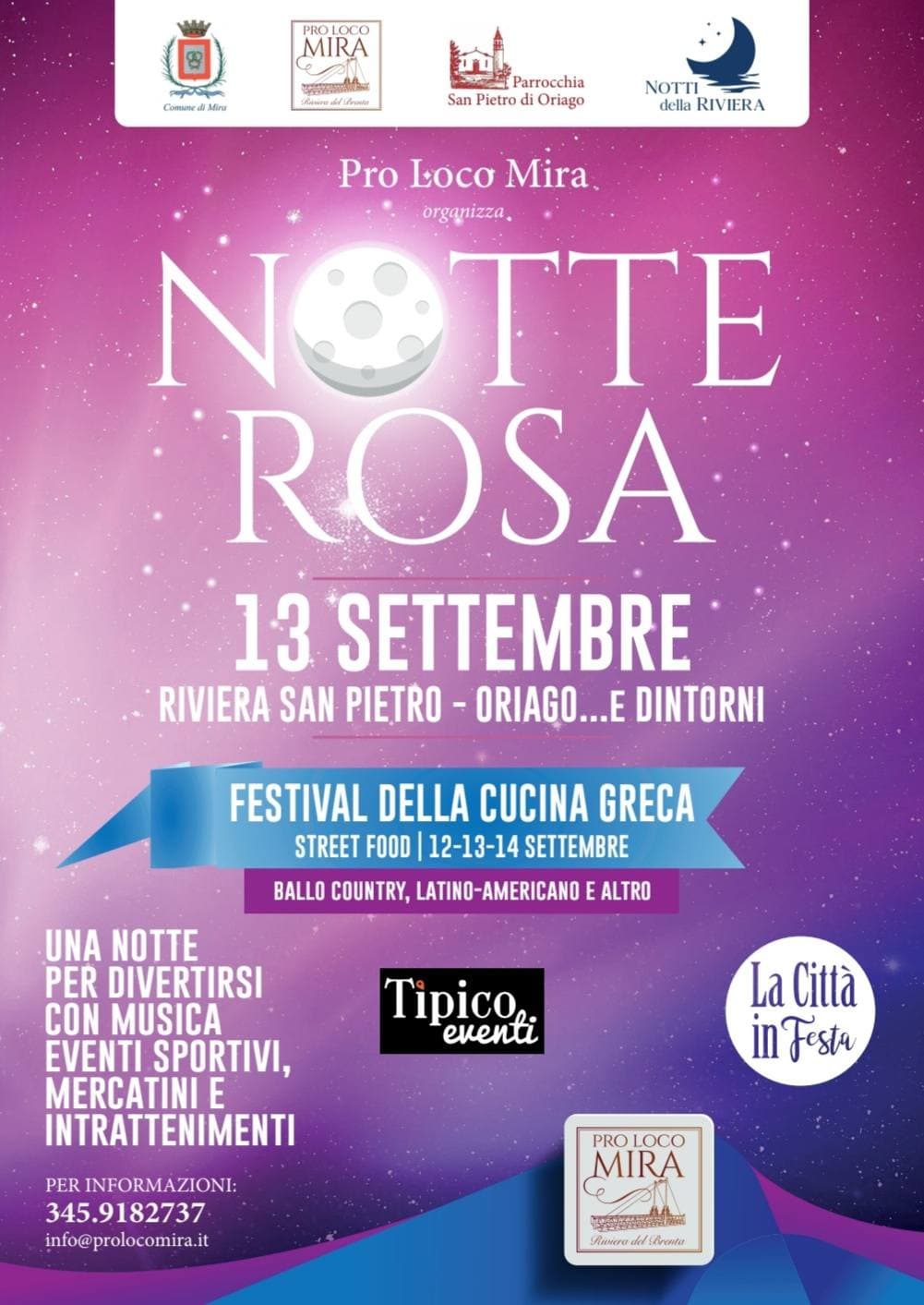notte rosa mira 2025