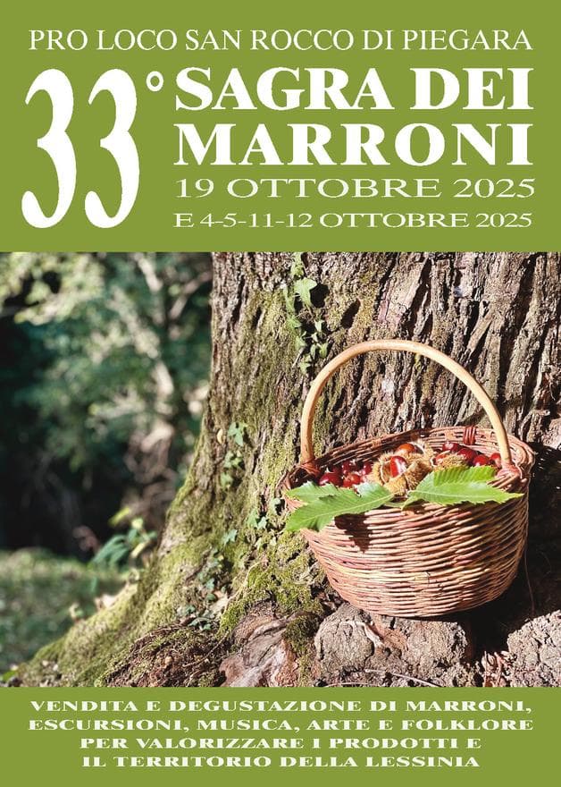 sagra marroni 2025 san rocco piegara