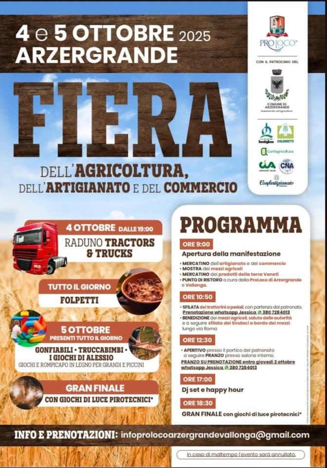 Fiera agricoltura arzegrande 2025