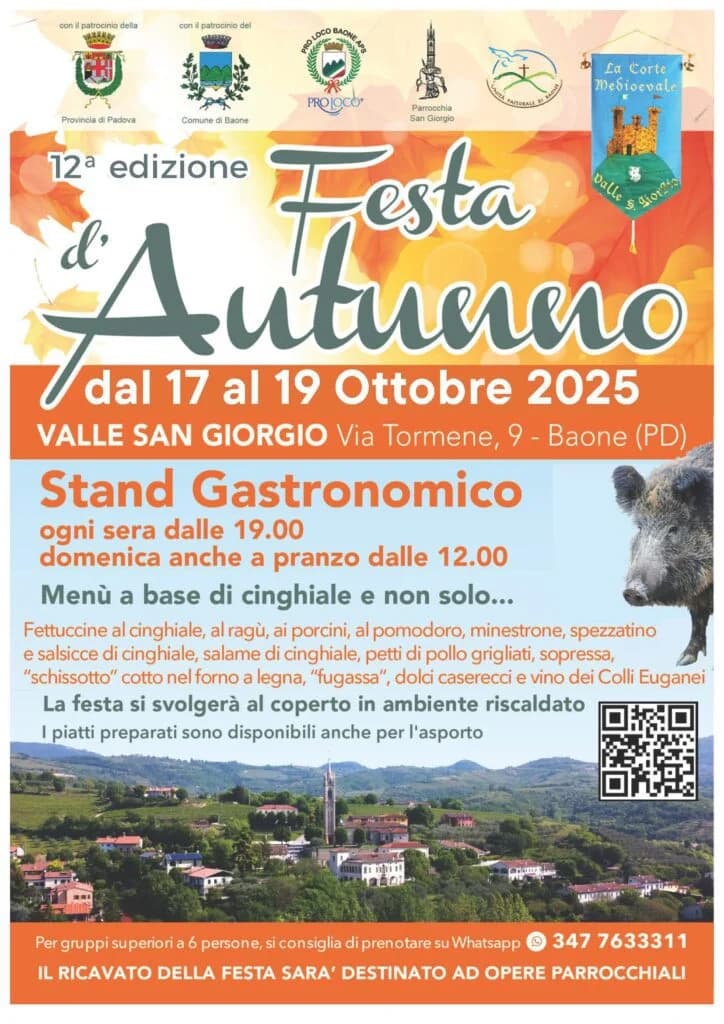 Festa d'autunno 2025 baone
