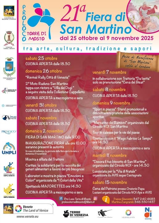 fiera san martino 2025 torre di mosto