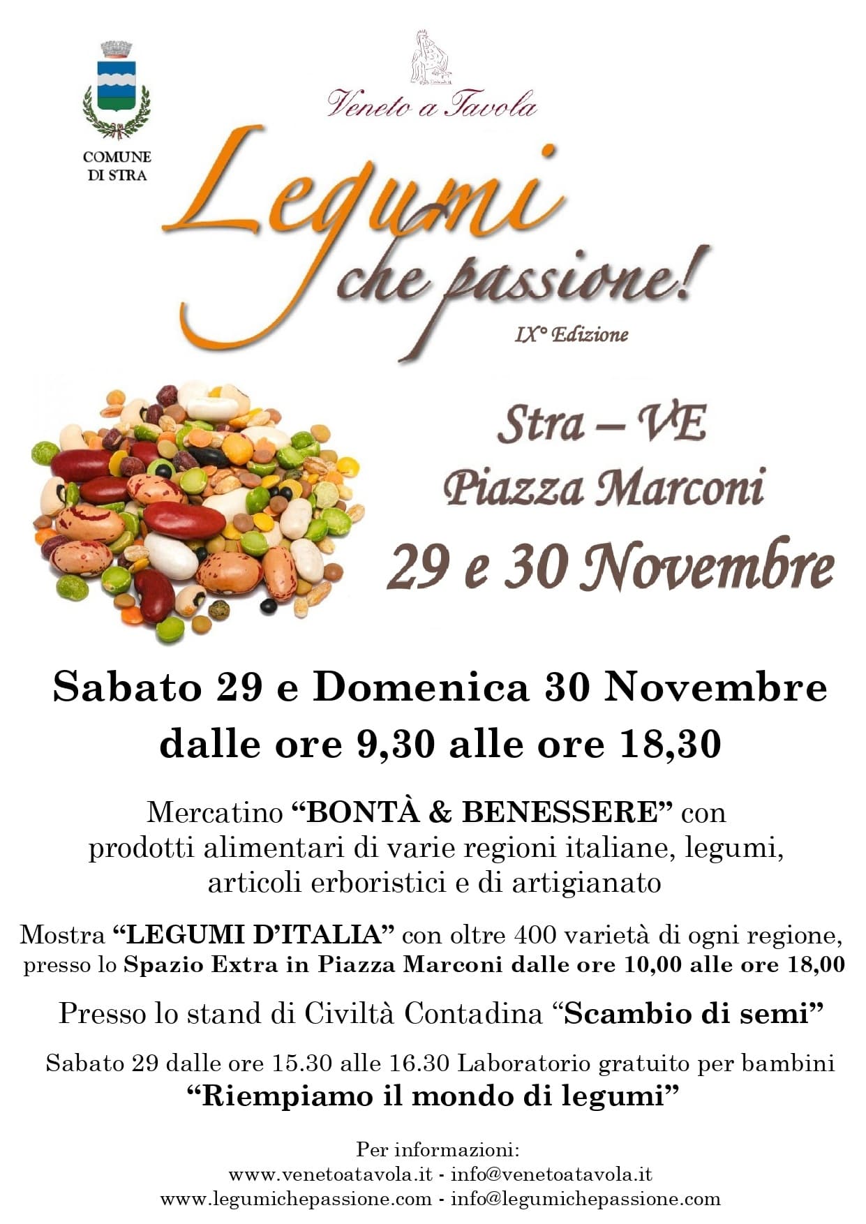 locandina legumi stra novembre 2025