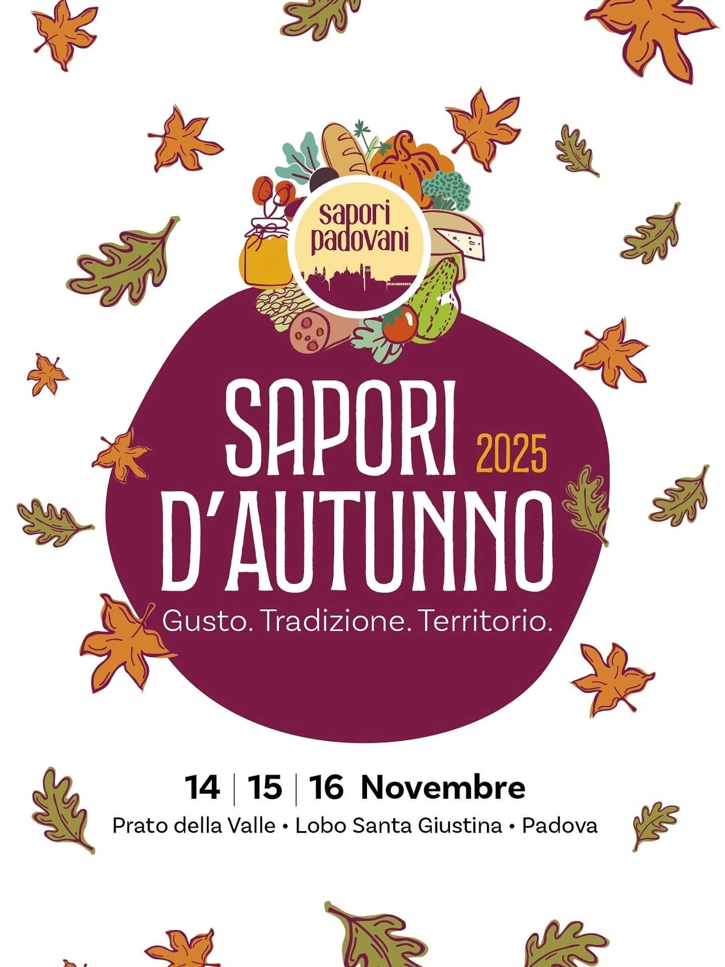 sapori autunno padova 2025