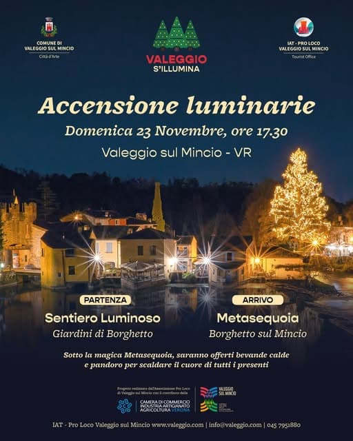 accensione luminarie valeggio mincio 2025