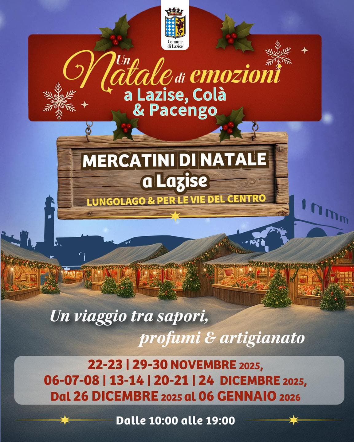 mercatini natale lazise 2025