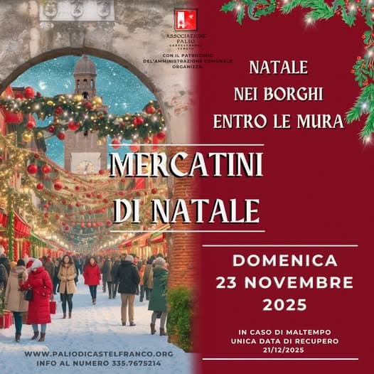 mercatini natale castelfranco 2025