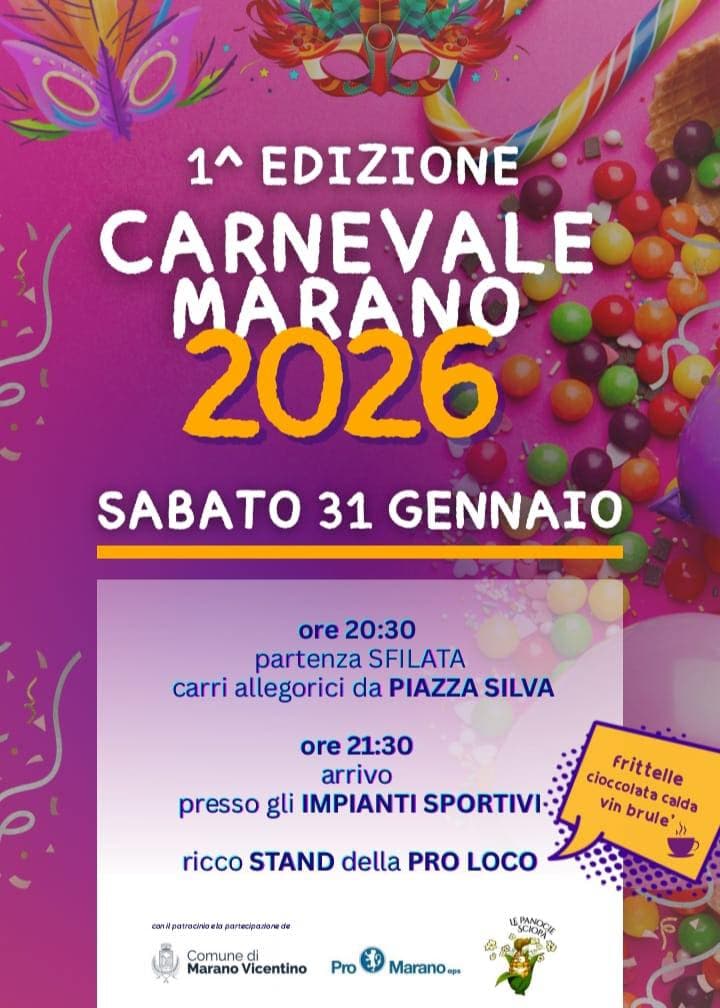 carnevale marano vicentino 2026