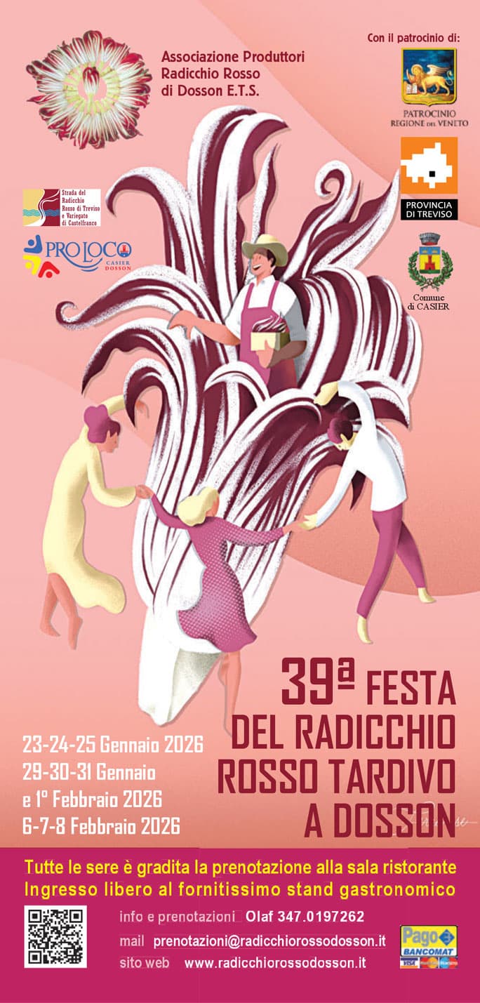 festa radicchio rosso dosson 2026