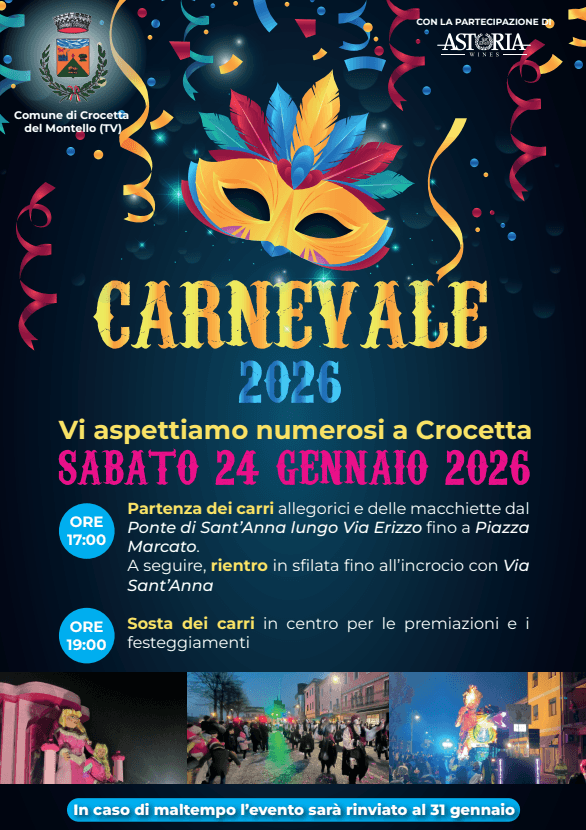 carnevale crocetta 2026