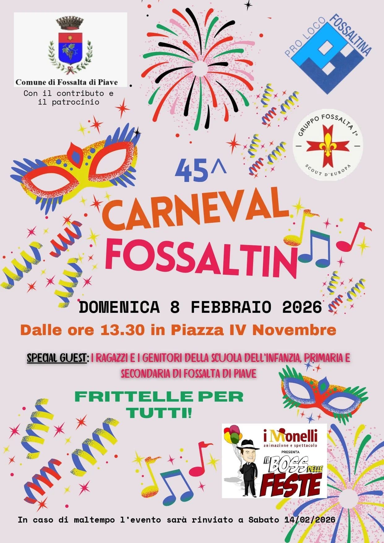 carnevale fossalta piave 2026