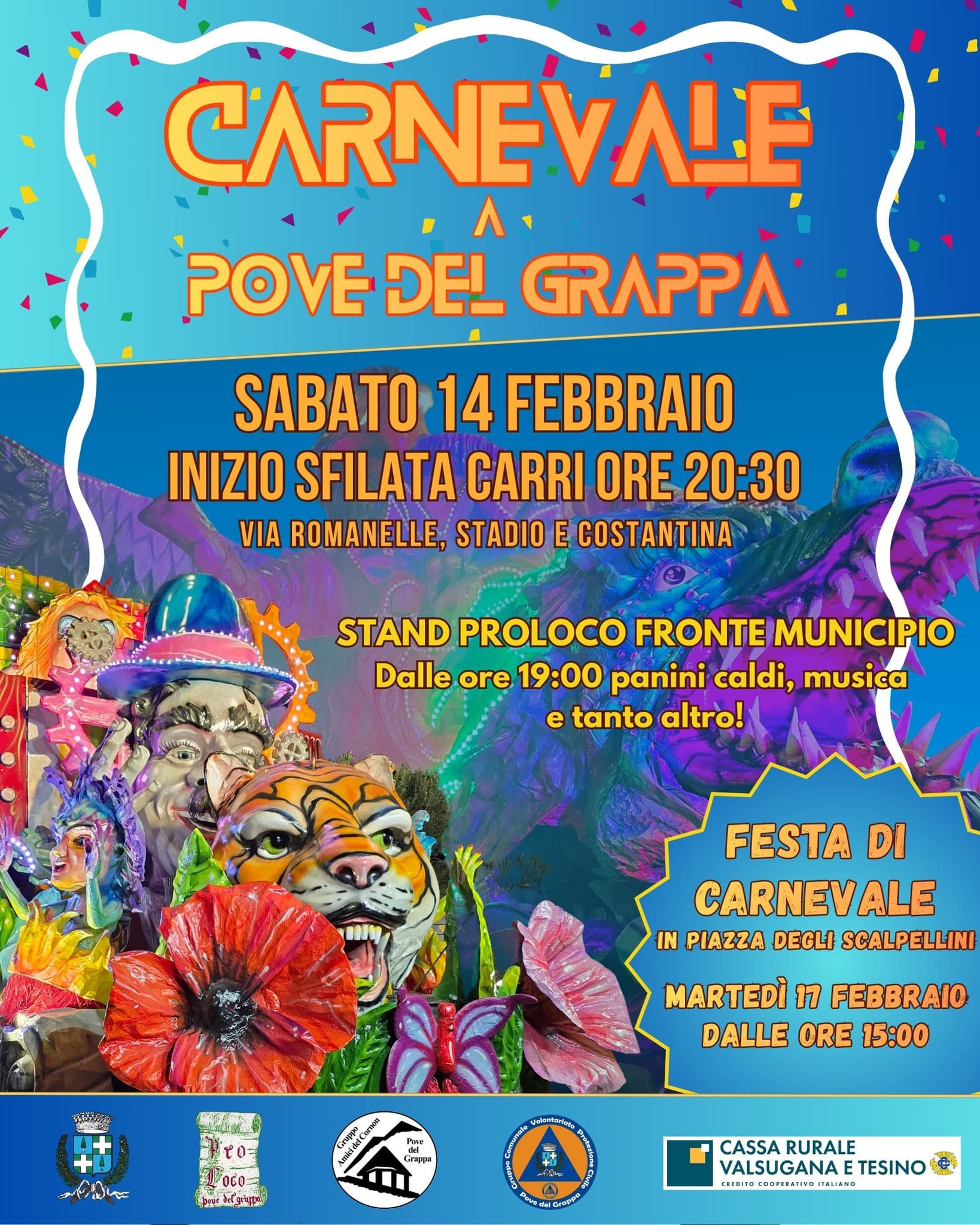 carnevale pova grappa 2026