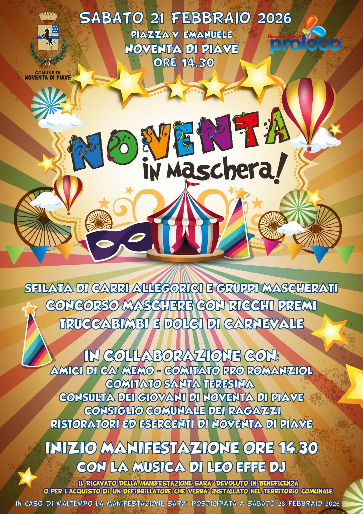 carnevale noventa piave 2026