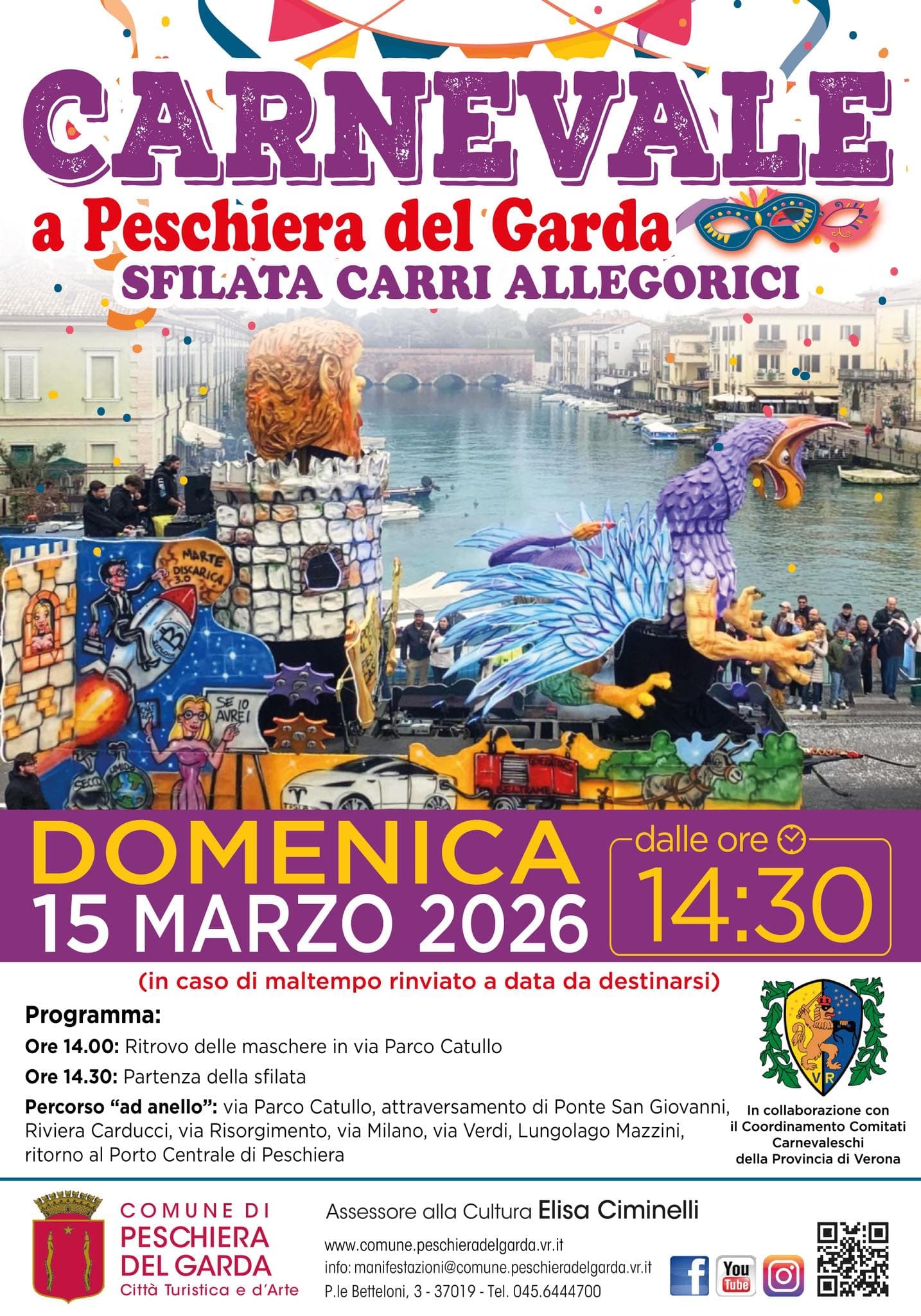 carnevale peschiera garda 2026