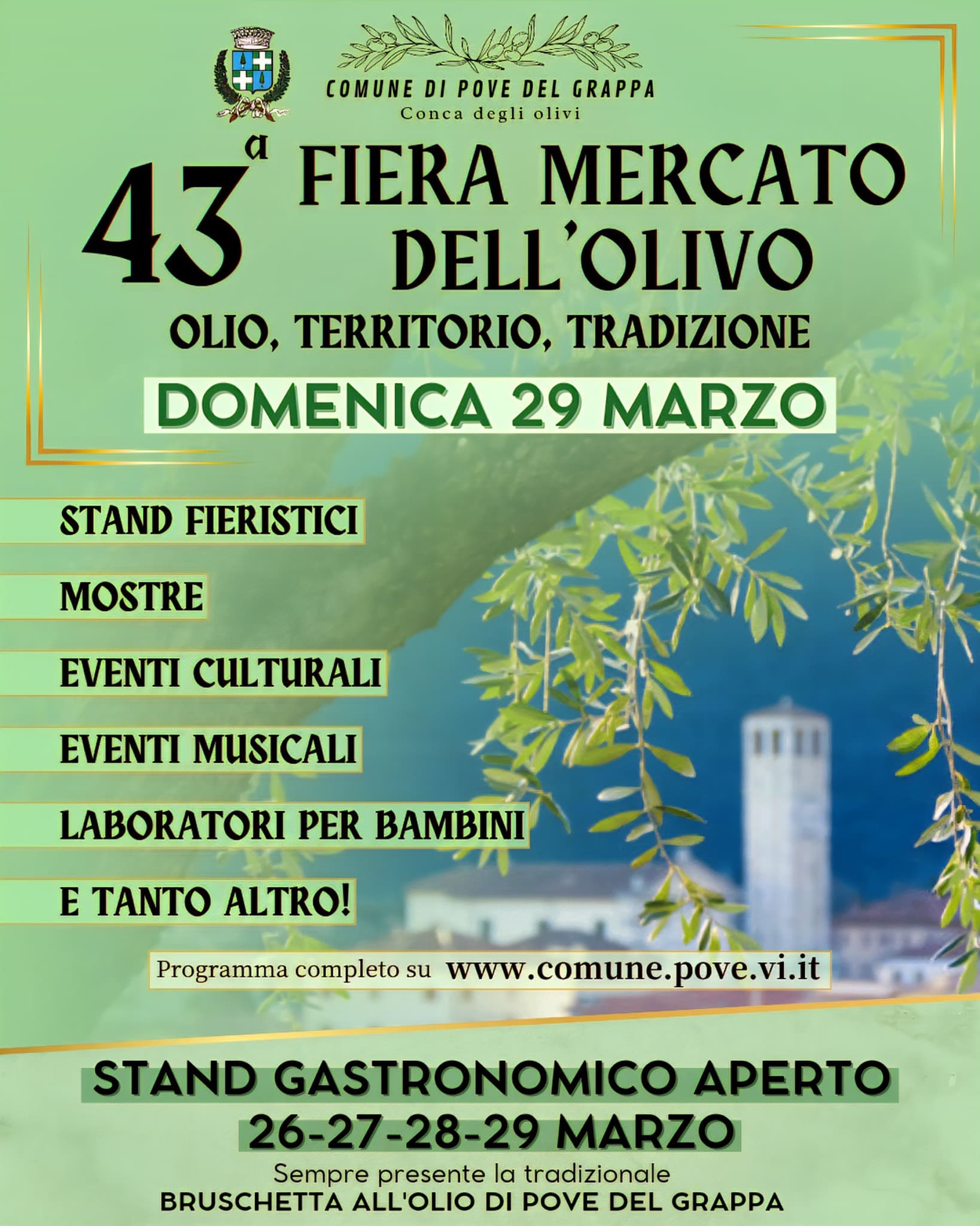fiera olio 2026 pove del grappa