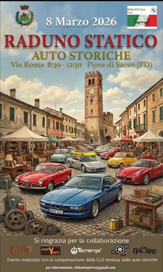 raduno auto storiche piove 2026