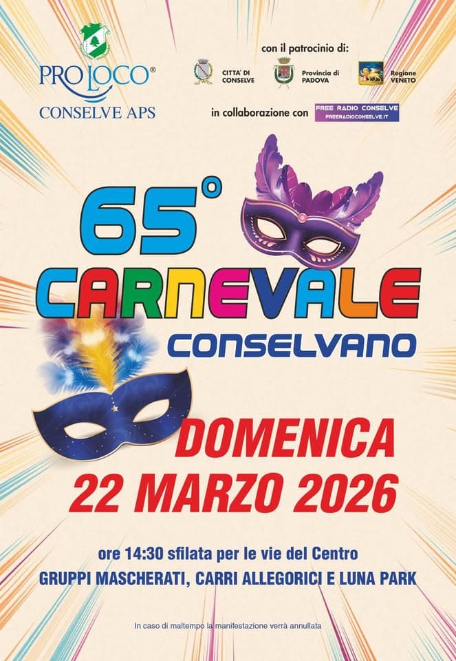 carnevale conselve 2026