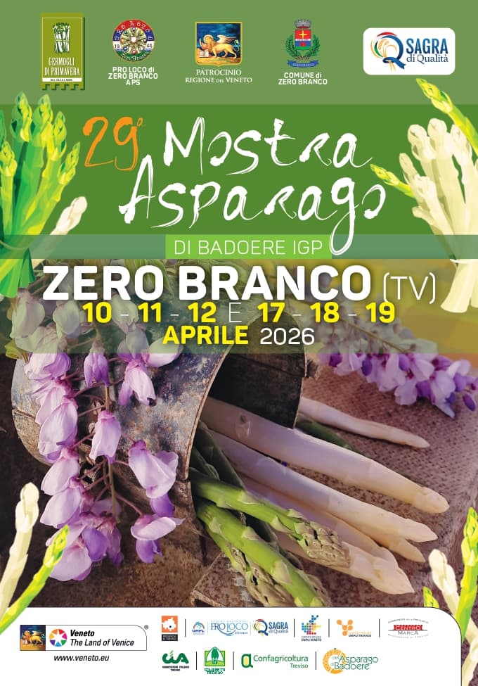 mostra asparago 2026 zero branco