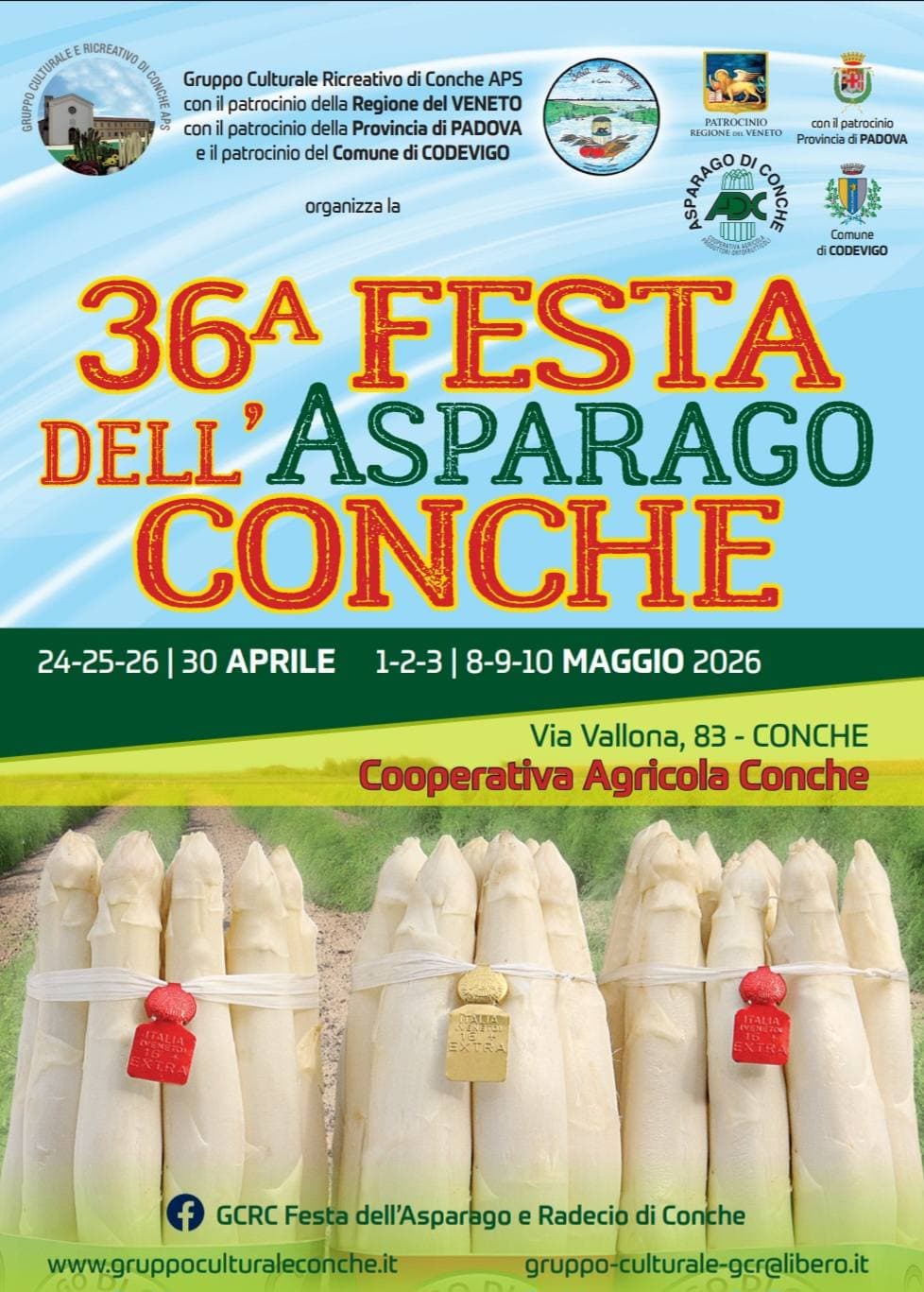 festa asparago conche 2026