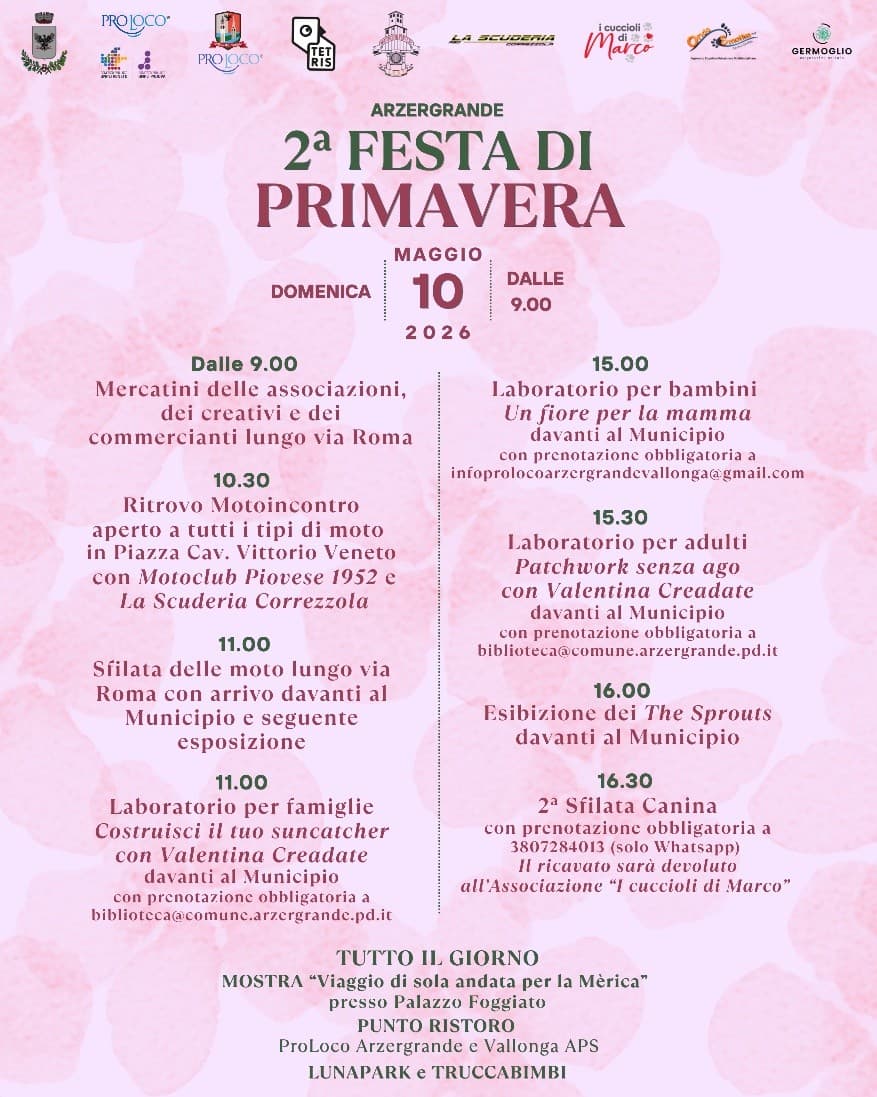 festa primavera arzegrande 2026