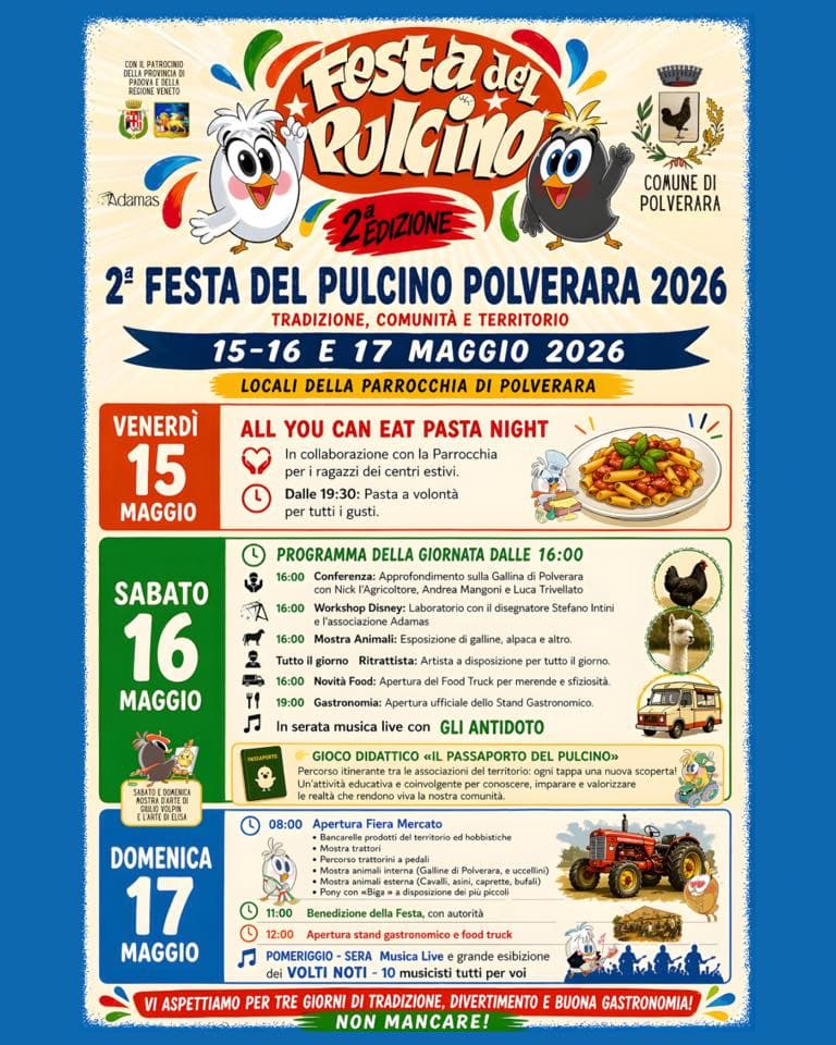 festa pulcino 2026 polverara