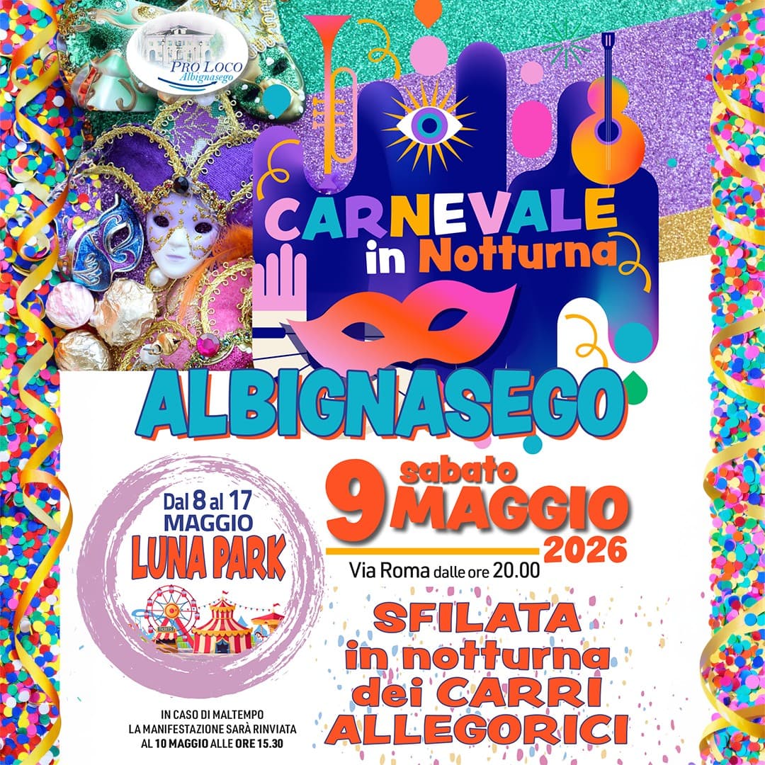 carnevale albignasego 2026