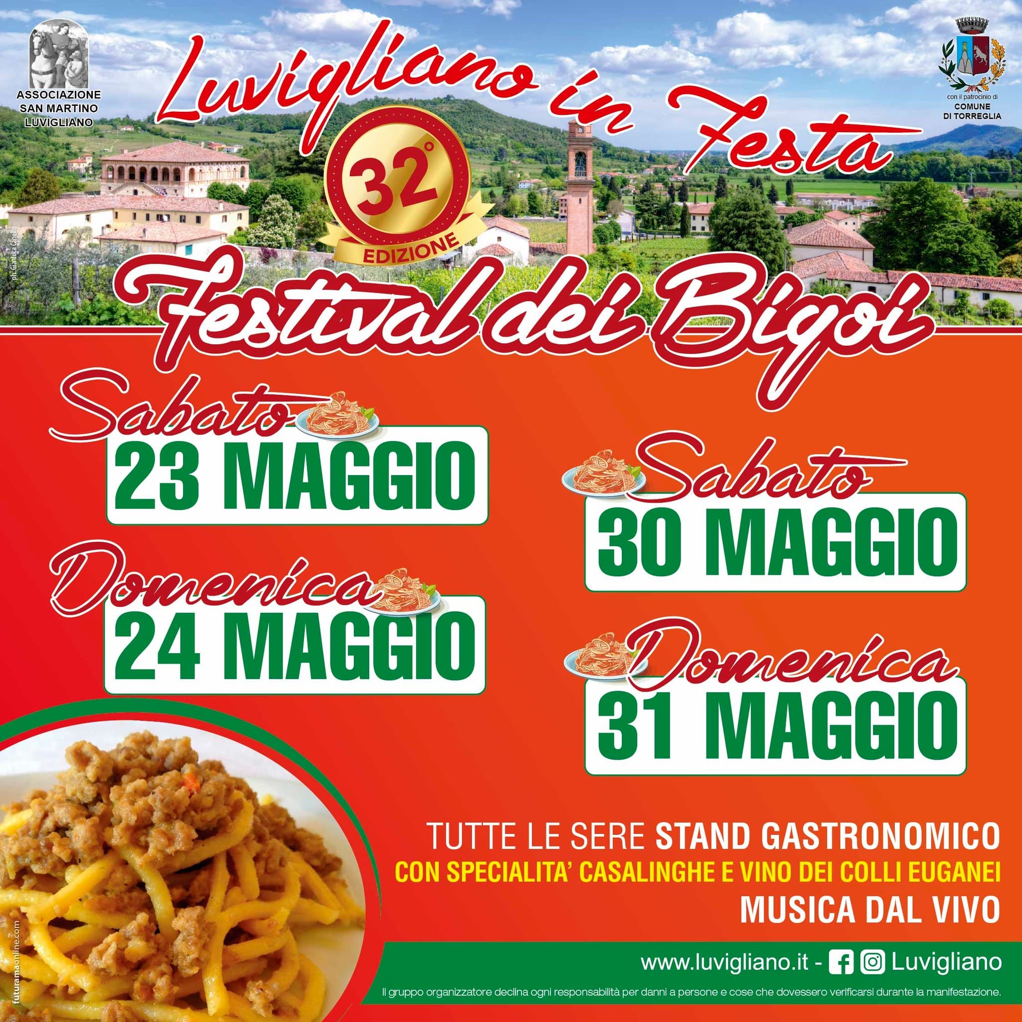 festival bigoli 2026 luvignano