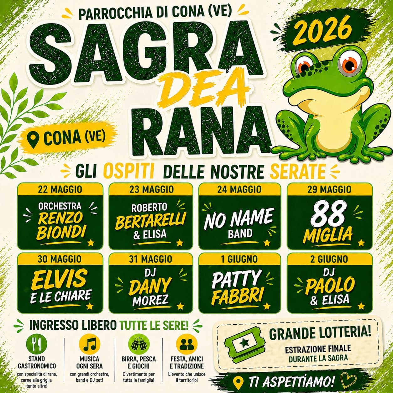 sagra rana cona 2026