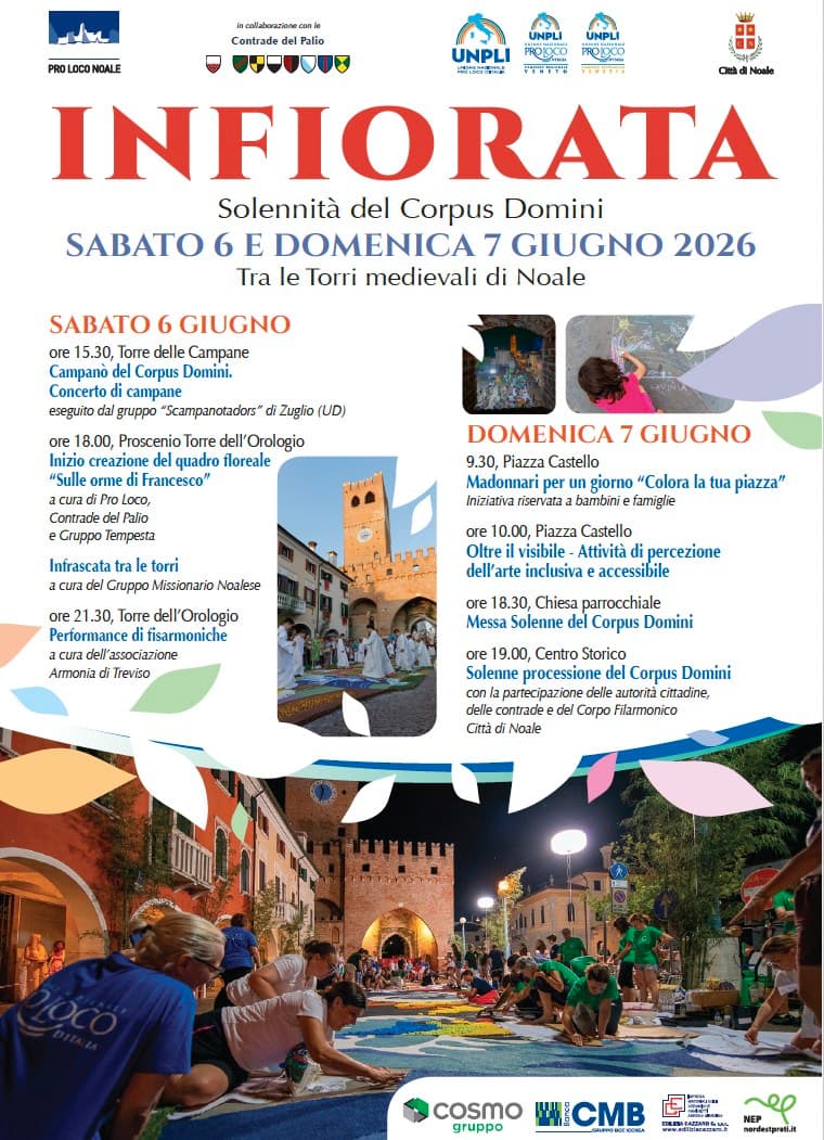 infiorata noale 2026