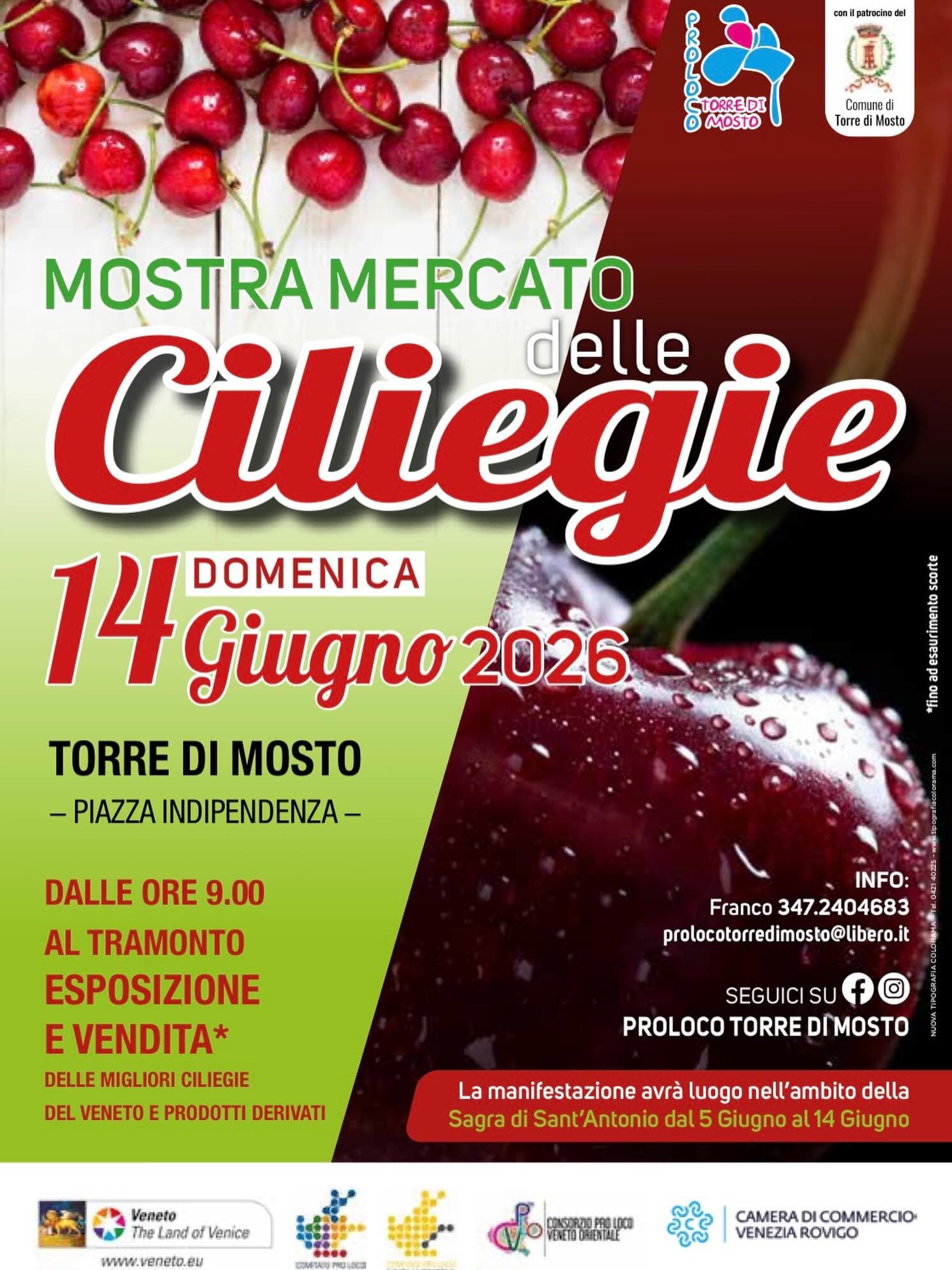 mostra mercato ciliege torre mosto 2026