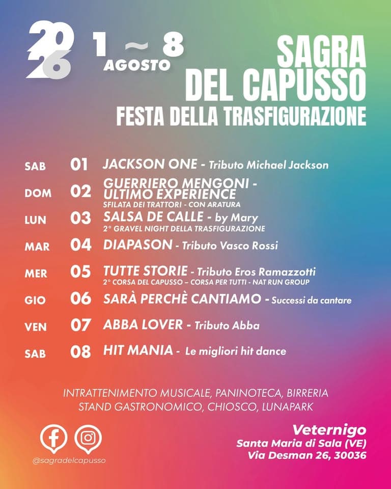 sagra capusso veternigo 2026