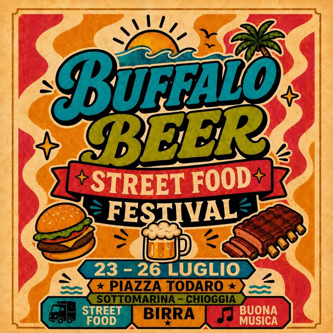 buffalo beer festival street food 2026 sottomarina