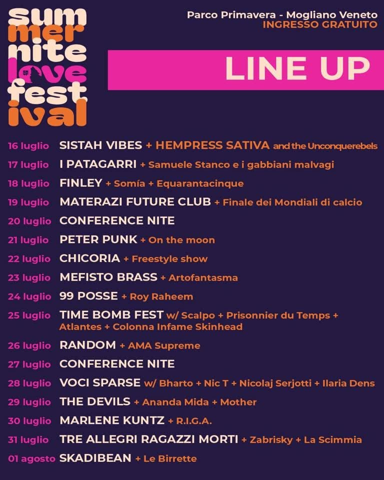 summer nite festival 2026 mogliano veneto