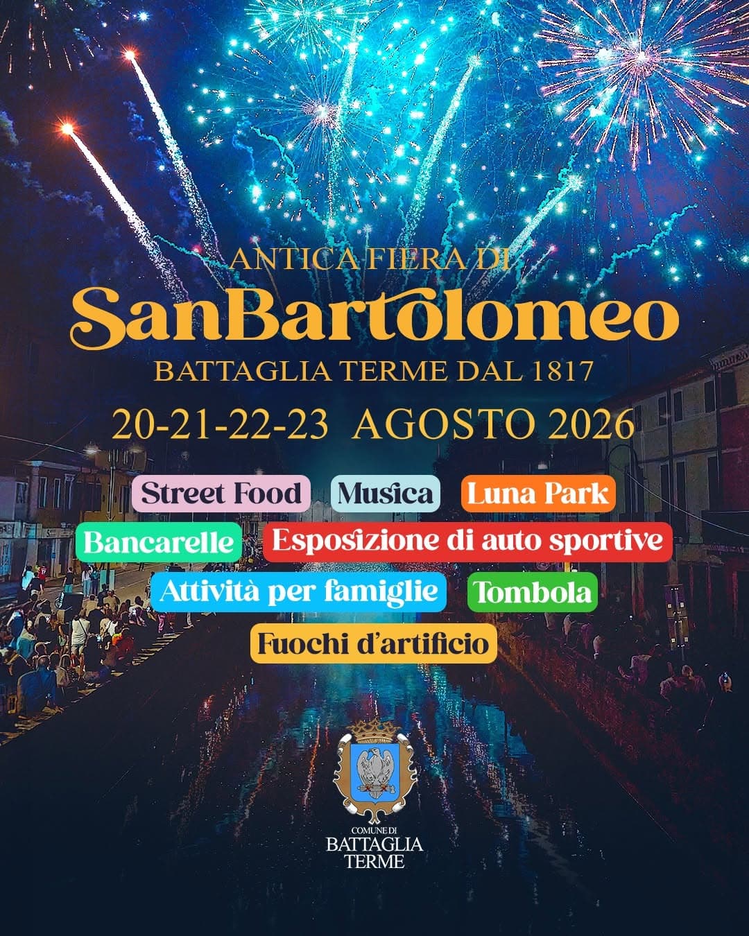 antica fiera san bartolomeo 2026 battaglia terme