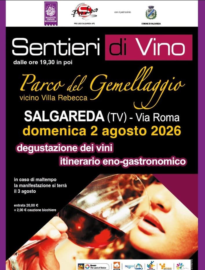 sentieri vino 2026 salgareda