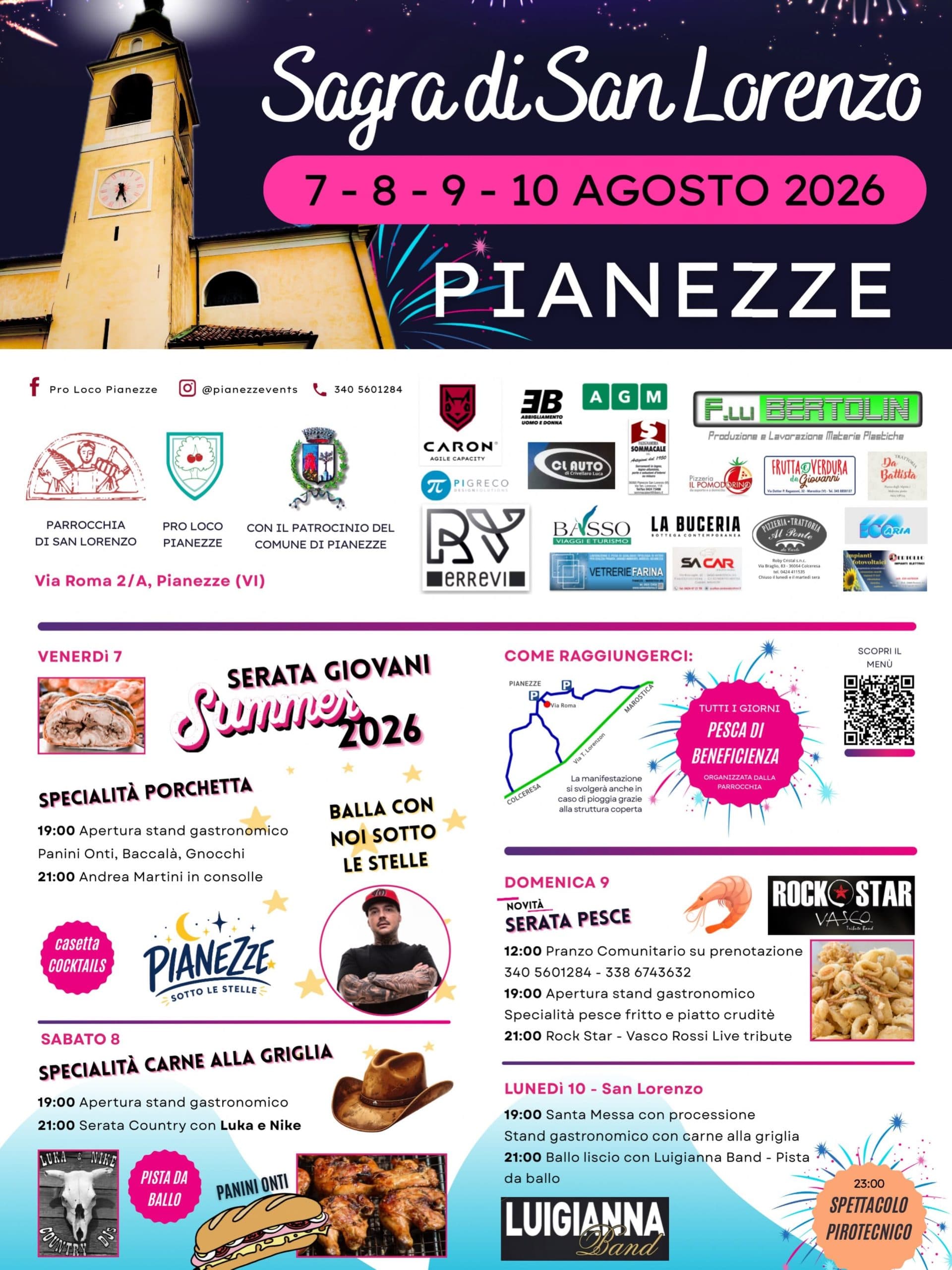 sagra pianezze 2026