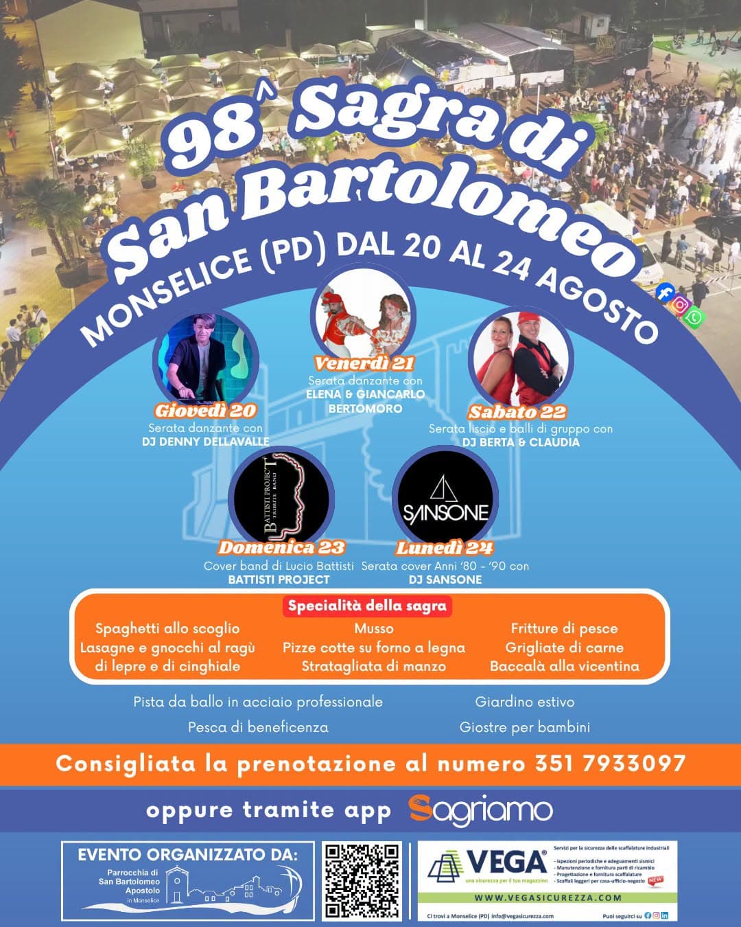 sagra san bartolomeo 2026 monselice