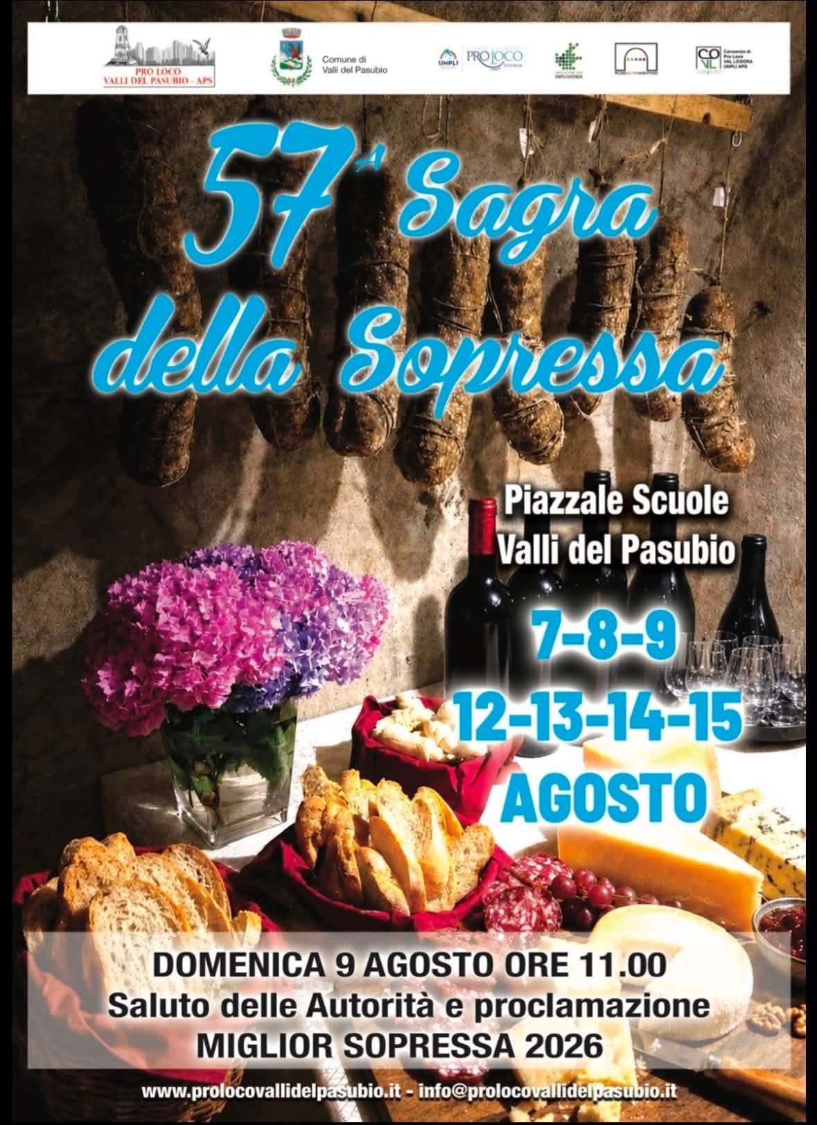 Sagra della Sopressa 2026 Valli Pasubio