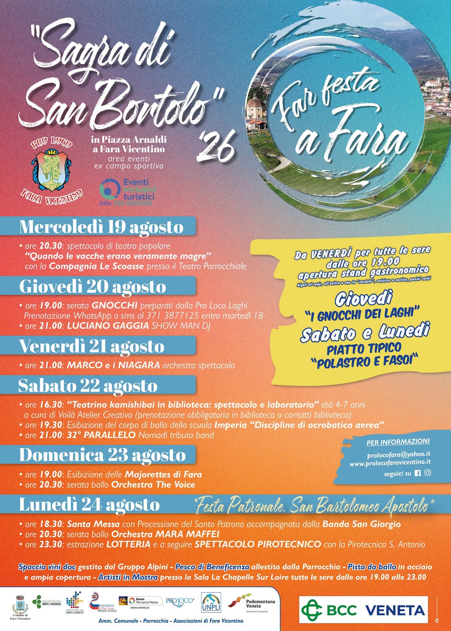 sagra san bortolo 2026